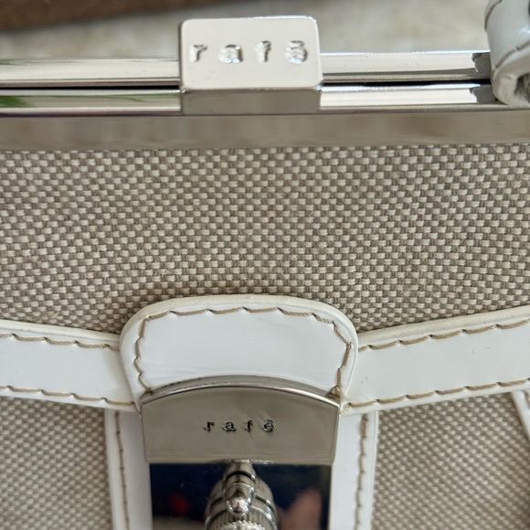 Rafe Mini New York linen white/Cream Mini Bag with Structured Design - Picture 7 of 14